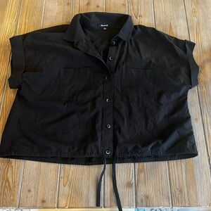 Madewell Charcoal Button-Up Shirt